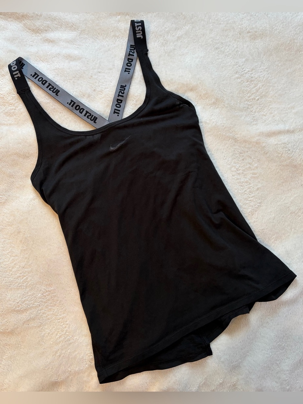 NIKE Tank Top with branded straps sz L